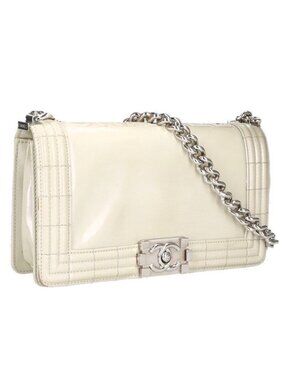 Chanel 25 Enamel Chain Shoulder Bag